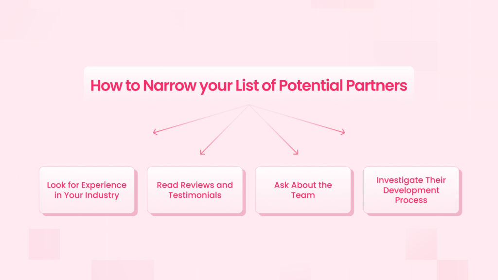 Narrowing Down Potential Development Partners